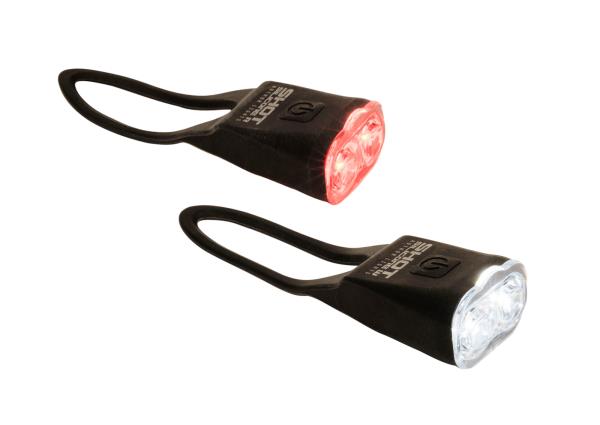 Zestaw lampek rowerowch Author Shot Silicone LED
