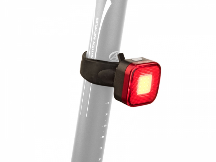 Lampka rowerowe tylna Author Square USB 40lm