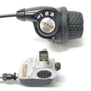 Shimano manetka Nexus 3 z przerzutką linką - Z