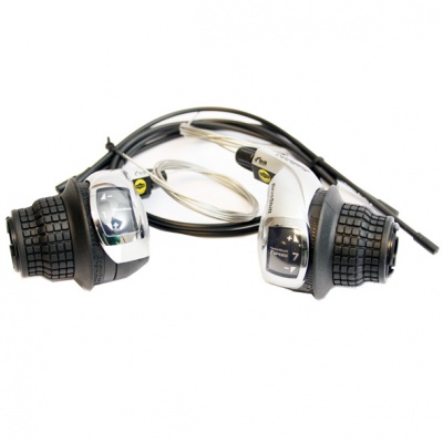 Shimano manetka  set revo 3x7