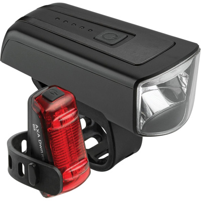 Lampki rowerowe zestaw Axa DWN 70 USB 70 lux