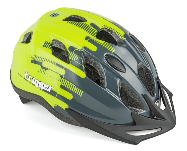 Kask rowerowy Author Trigger szaro-żółty 54-58cm