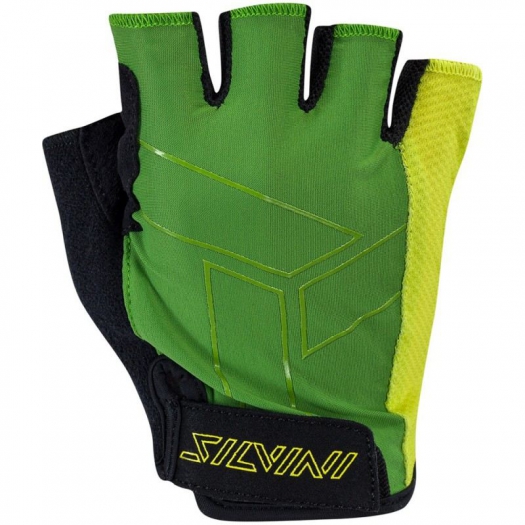 Rękawiczki rowerowe Silvini Liro L lime-olive - E
