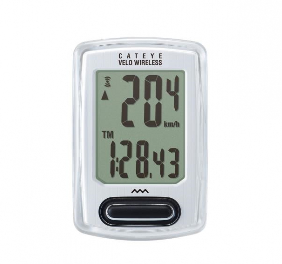 Licznik rowerowy Cateye Velo Wireless CC-VT230W biały
