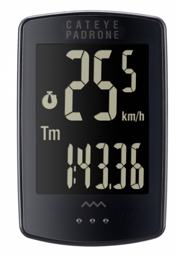 Licznik rowerowy Cateye Padrone Stealth CC-PA100W LCD