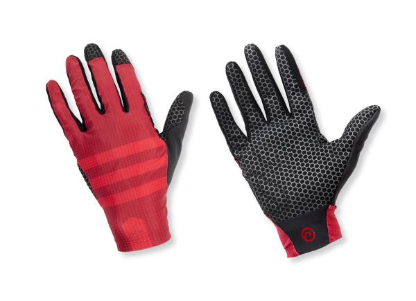 Rękawiczki rowerowe Accent Hex bordowe XS