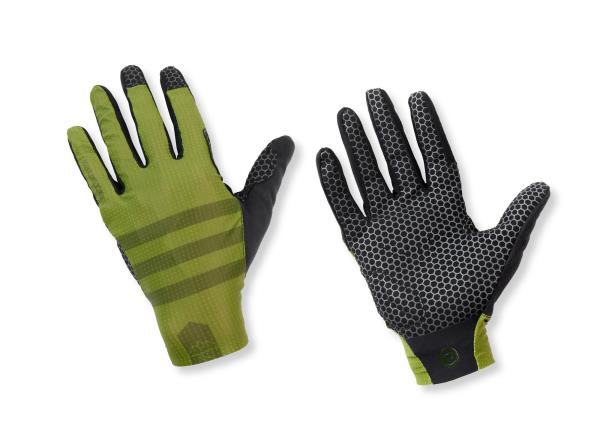 Rękawiczki rowerowe Accent Hex zielone M