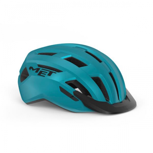 Kask Met Allroad L niebieski matowy