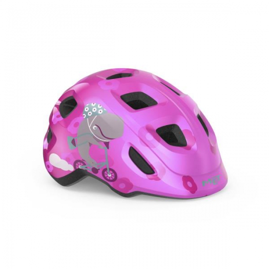 Kask dziecięcy Met Hooray S whale różowy