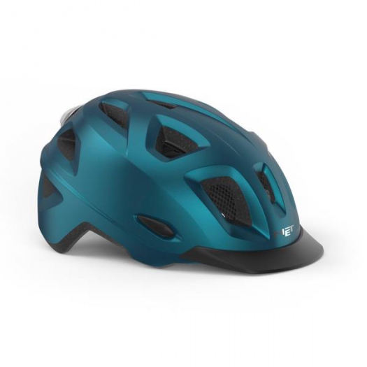 Kask Met Mobilite M/L niebieski matowy