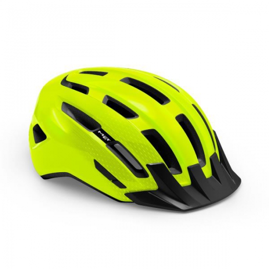 Kask Met Downtown S/M żółty połysk