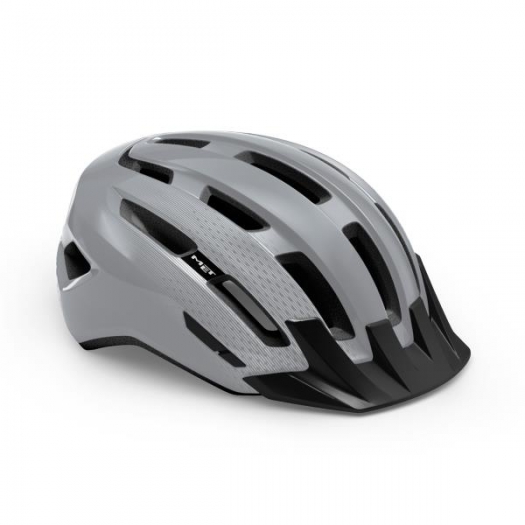 Kask Met Downtown M/L szary połysk