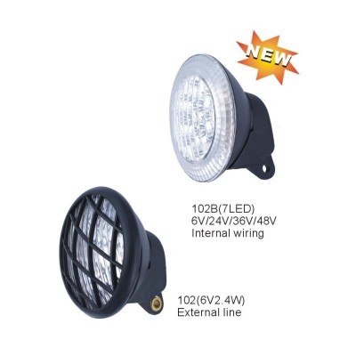 Lampka rowerowa przednia 7led 6v na dynamo