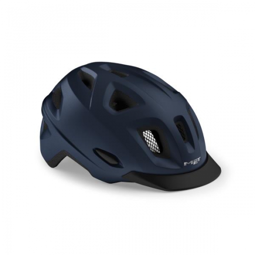 Kask Met Mobilite M/L niebieski matowy