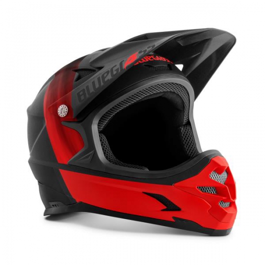 Kask Bluegrass Intox M 56-58cm czarno-czerwony