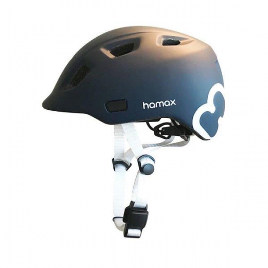 Kask Hamax Thundercap niebiesko-biały 52-57