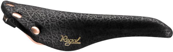 Siodełko San Marco Regal czarne skóra Rino