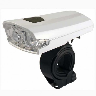Lampka rowerowa przednia 2 led Spencer 122 biała usb