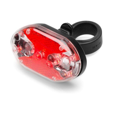 Lampka rowerowa tylna fe 4 funkcje 9 led fn-9t