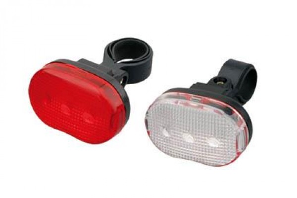 Lampki rowerowe 3 led, xc305 + xc305c