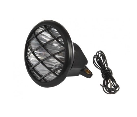 Lampka rowerowa przednia na dynamo z kratką