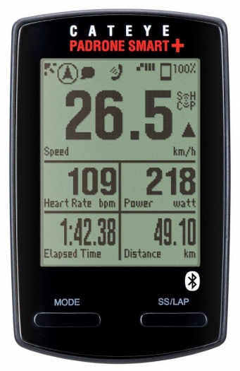 Licznik rowerowy Cateye Padrone Smart+ czarny 