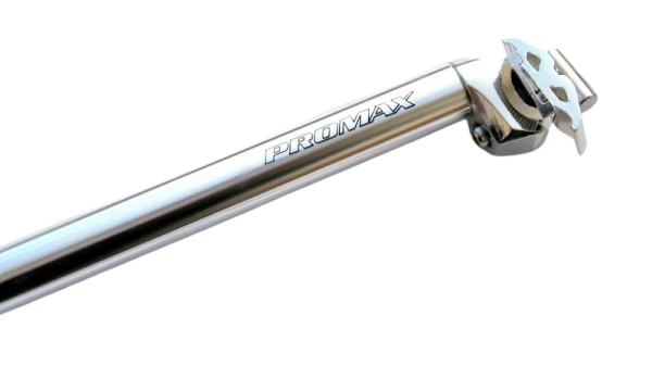 Wspornik siodła Promax 30,4x350 srebrny - E