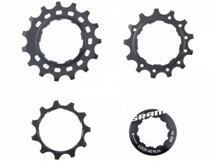 Koronki do kasety SRAM XG-899 11T-13T-15T