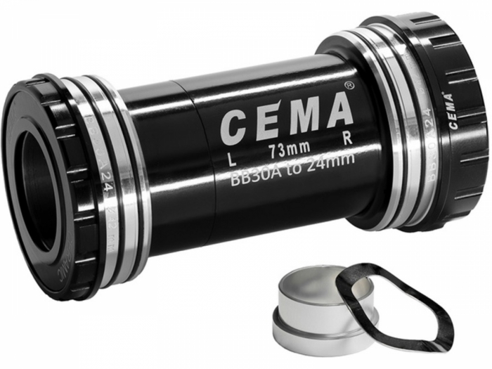 Suport rowerowy CEMA BB30A Sram GXP 73x42 mm czarny