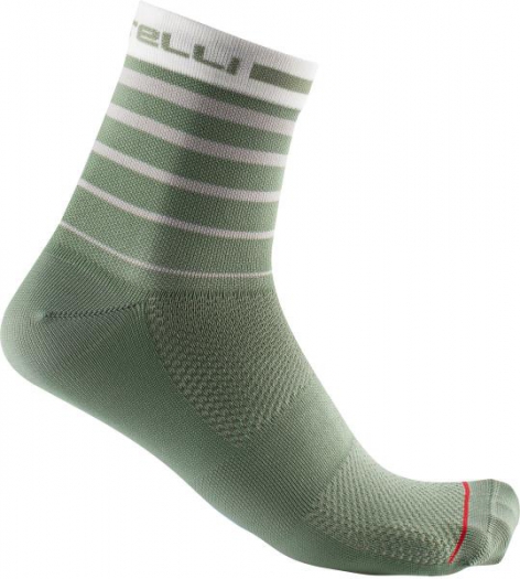 Skarpetki kolarskie Castelli Speed Strada 12 Defender green L/XL