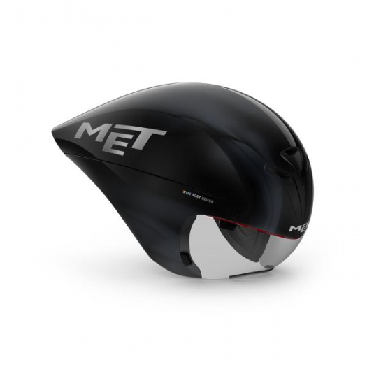 Kask rowerowe Met DRONE M black iridescent glossy