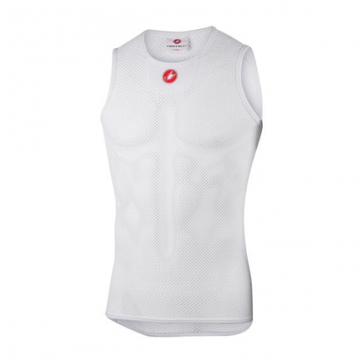 Podkoszulek Castelli Core Mesh 3 bez rękawów biały S/M