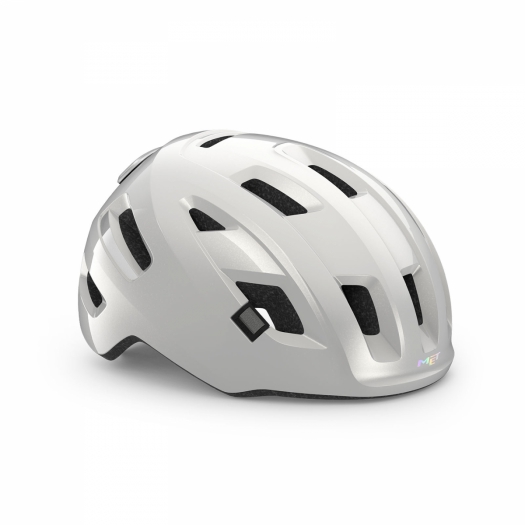 Kask Met E-MOB M white glossy Biały