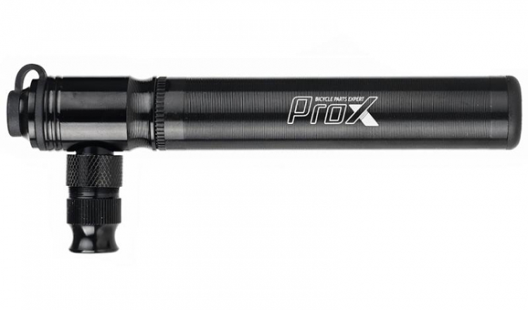 Pompka rowerowa Prox Bora Mini alu CO2 czarna AV/FV 7,5 bar