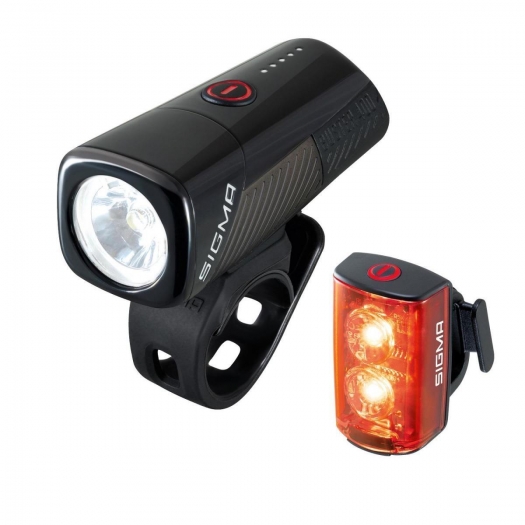 Lampy rowerowe zestaw Sigma Buster 400 + Buster RL80