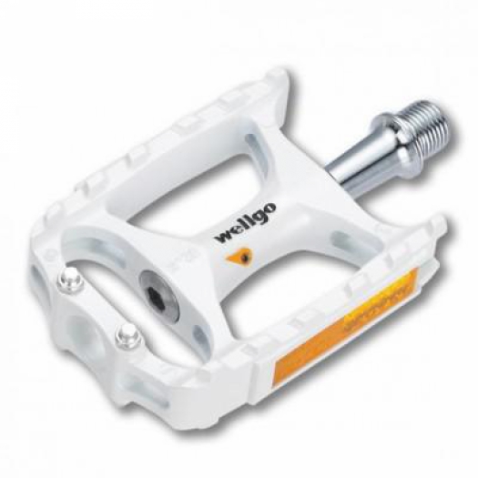 Pedały rowerowe Wellgo M138 alu MTB białe
