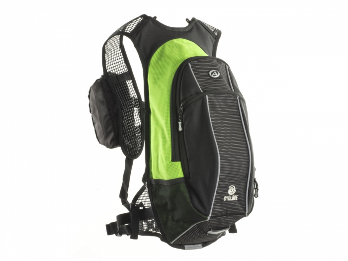 Plecak rowerowy Author Cyclone X8 czarno-zielony 9L