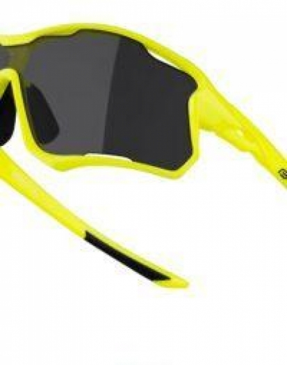 Okulary sportowe Force Edie fluo, szkła czarny laser