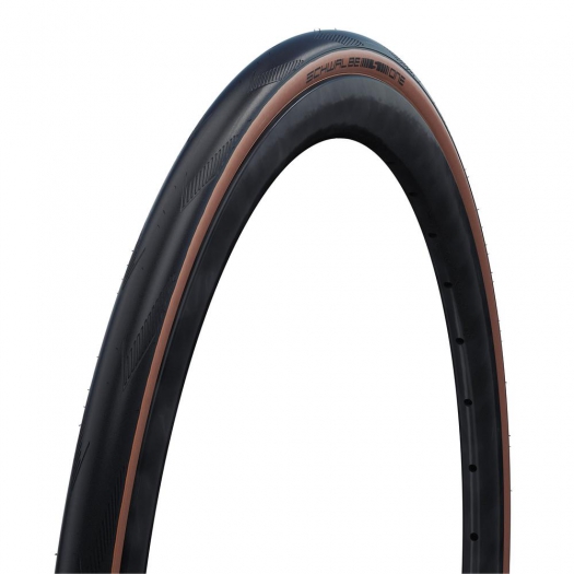 Opona rowerowa Schwalbe One 700x28C Czarno - brązowa