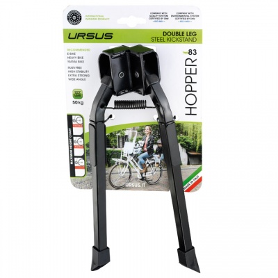 Nóżka rowerowa podwójna Ursus Hopper 26 czarna