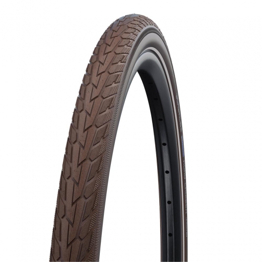 Opona rowerowa Schwalbe Road Cruiser 26x1.75 brązowa Reflex