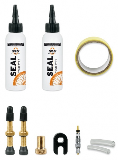 Zestaw tubeless SKS kit/taśma 29mm