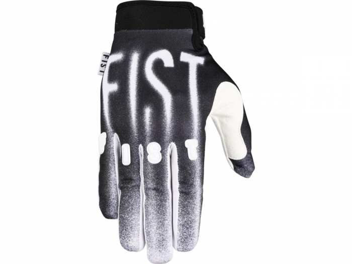 Rękawiczki rowerowe FIST Glove Blur S, czarno-białe