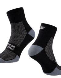 Skarpetki kolarskie Force Edge, czarno-szare L-XL/42-46