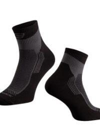 Skarpetki kolarskie Force Dune, szaro-czarne S-M/36-41