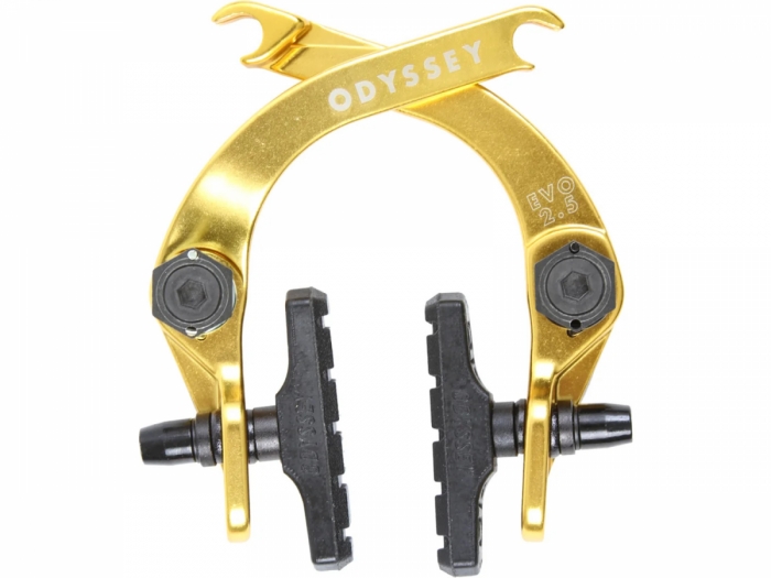Hamulec szczękowy tylny Odyssey EVO 2.5 U-Brake złoty