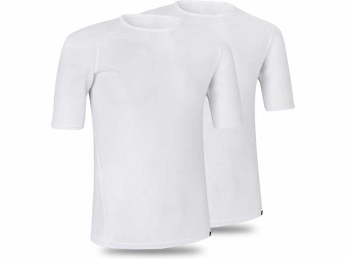 Koszulki rowerowe GripGrab Ultralight Mesh Base Layer 2-Pack L, białe