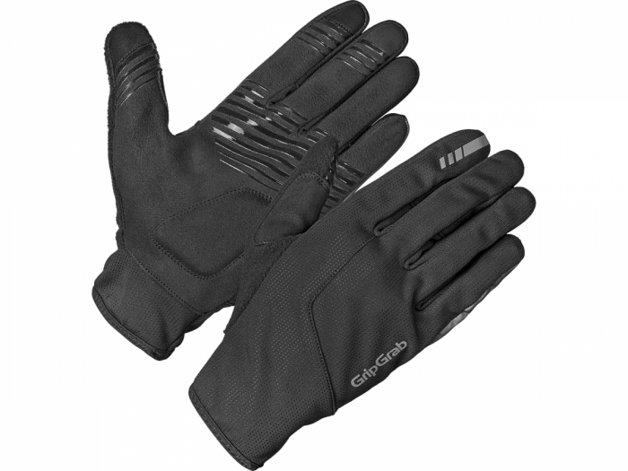Rękawiczki rowerowe GripGrab Hurricane 2 Windproof M, czarne 
