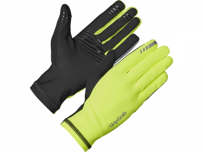 Rękawiczki rowerowe GripGrab Insulator 2 Hi-Vis Spring-Autumn L