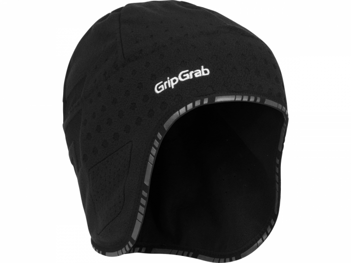 Czapka zimowa GripGrab Aviator Windproof Deep Winter Skull Cap S, czarna